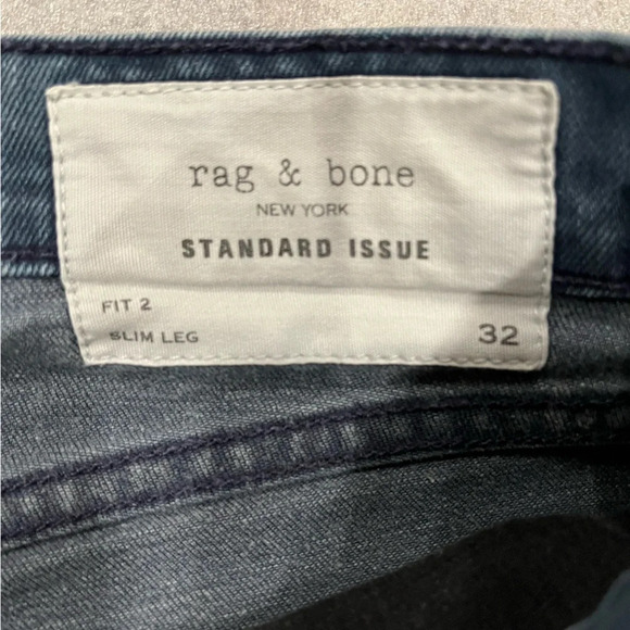 [W32Inseam30”]Rag &Bone Standard Issue Fit 2 Mid Rise Slim Leg Men Jeans - Picture 8 of 12